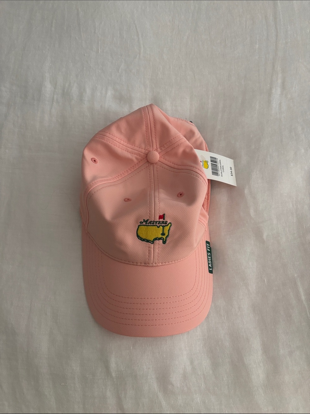 NWT Masters Coral Pink Hat